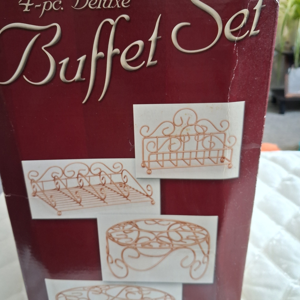Deluxe Buffet Set - Elegant Brown Serveware